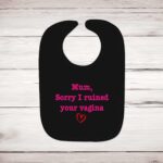 Ruined Your Vagina - Rude Bibs - Blue Bubble - Image 2 of 4 Ruined Your Vagina - Rude Bibs - Blue Bubble - Image 2 of 4
