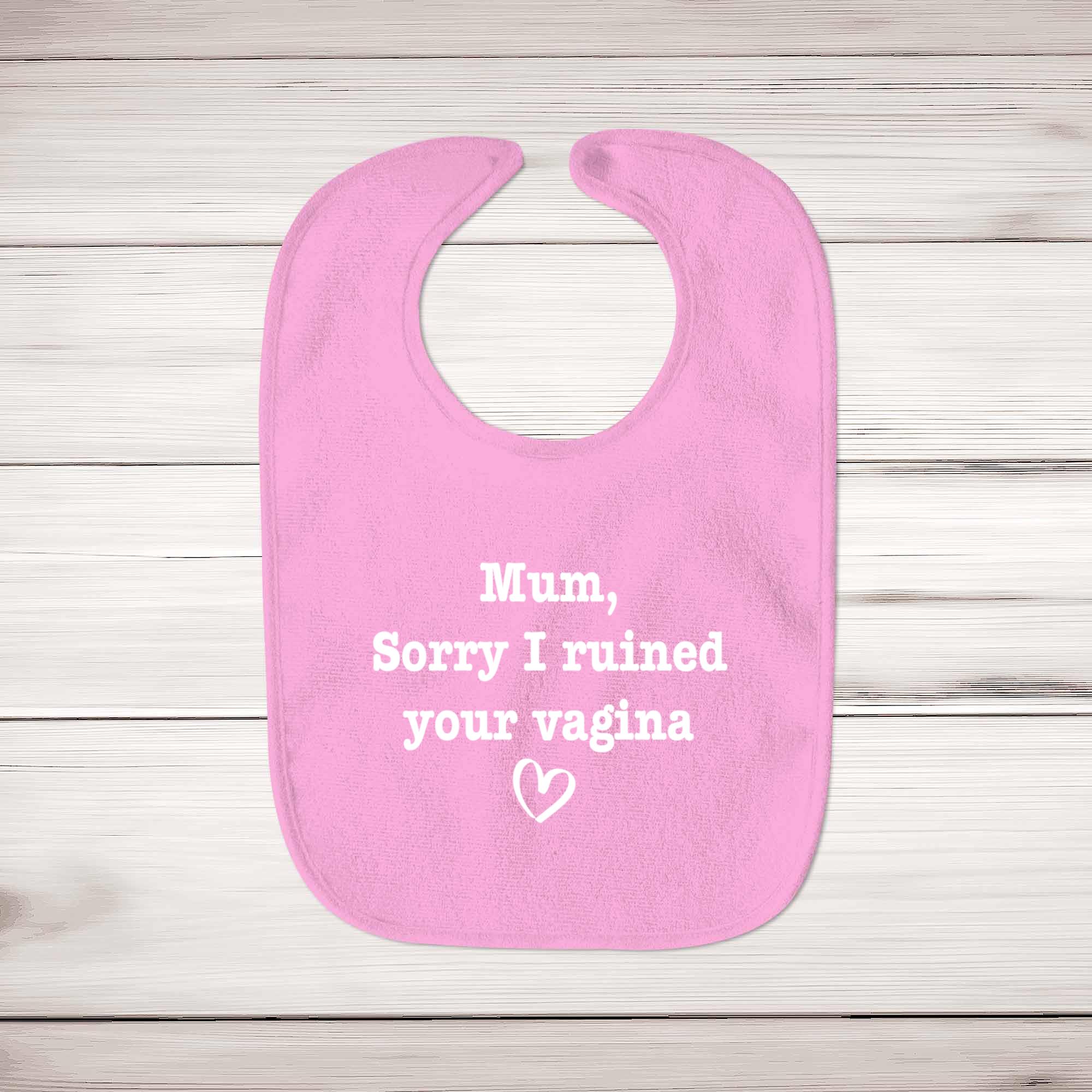 Ruined Your Vagina - Rude Bibs - Blue Bubble - Image 4 of 4