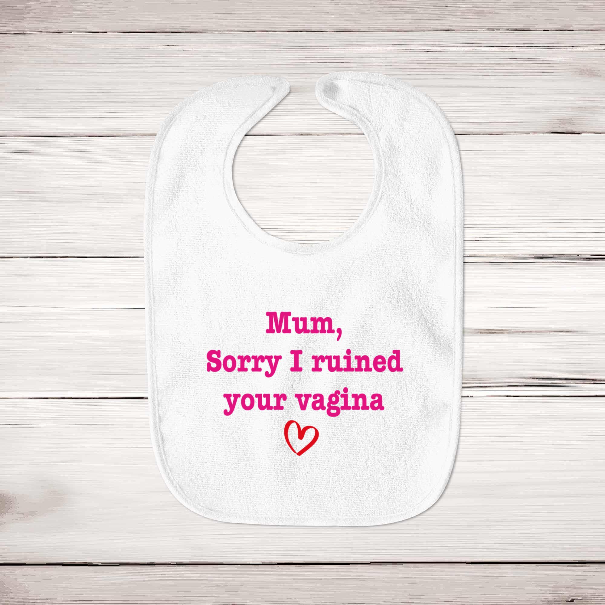 Ruined Your Vagina - Rude Bibs - Blue Bubble - Image 1 of 4