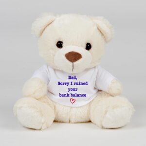 Ruined Your Bank Balance - Novelty Swear Bear - Blue Bubble - Image 2 of 2