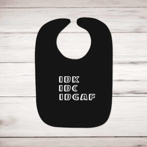 IDGAF - Novelty Bibs - Blue Bubble - Image 2 of 4
