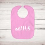 Evolution Of A Footballer - Novelty Bibs - Blue Bubble - Image 4 of 4
